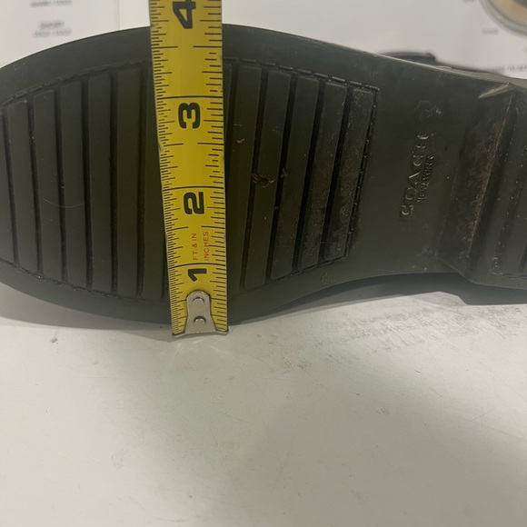 Coach Olive Green Rubber Rain Boots – Size 8 – Waterproof Pull-On Classic - Picture 8 of 14